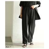洗練された大人のリラックス感纏うタック入りワイドパンツ レディース ファッション | Sawa a la mode | 詳細画像3 