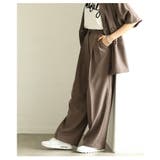 洗練された大人のリラックス感纏うタック入りワイドパンツ レディース ファッション | Sawa a la mode | 詳細画像18 