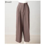 洗練された大人のリラックス感纏うタック入りワイドパンツ レディース ファッション | Sawa a la mode | 詳細画像21 