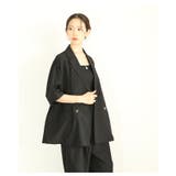 羽織るだけで雰囲気纏うテーラードオーバーダブルジャケット レディース ファッショ… | Sawa a la mode | 詳細画像6 