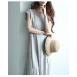 ワードロープに欠かせない接触冷感フレンチスリーブフレアワンピース レディース | Sawa a la mode | 詳細画像17