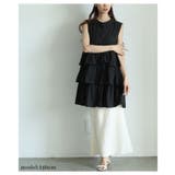華やかな甘さを重ねるノースリーブティアードチュニック レディース ファッション | Sawa a la mode | 詳細画像5