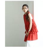 華やかな甘さを重ねるノースリーブティアードチュニック レディース ファッション | Sawa a la mode | 詳細画像10