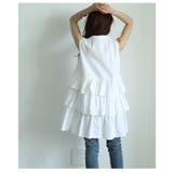 華やかな甘さを重ねるノースリーブティアードチュニック レディース ファッション | Sawa a la mode | 詳細画像19