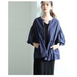甘さと品を両立するボリューム袖ペプラムジップアップチュニック レディース | Sawa a la mode | 詳細画像10