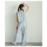 ニュアンス感と上品さを纏うノースリーブシャツ&ワイドパンツセットアップ | Sawa a la mode | 詳細画像5