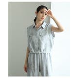 ニュアンス感と上品さを纏うノースリーブシャツ&ワイドパンツセットアップ | Sawa a la mode | 詳細画像6