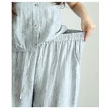 ニュアンス感と上品さを纏うノースリーブシャツ&ワイドパンツセットアップ | Sawa a la mode | 詳細画像8