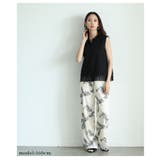 きちんと見えフェミニンを纏う裾レースノースリーブシャツ レディース ファッション | Sawa a la mode | 詳細画像14