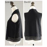 きちんと見えフェミニンを纏う裾レースノースリーブシャツ レディース ファッション | Sawa a la mode | 詳細画像22