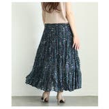 ふんわりシルエットに魅了される小花柄ティアードフレアスカート レディース | Sawa a la mode | 詳細画像15