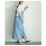 日常に寄り添う大人のナチュラルなデニムサロペットスカート レディース ファッション | Sawa a la mode | 詳細画像4