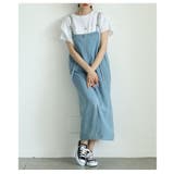 日常に寄り添う大人のナチュラルなデニムサロペットスカート レディース ファッション | Sawa a la mode | 詳細画像11