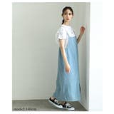 日常に寄り添う大人のナチュラルなデニムサロペットスカート レディース ファッション | Sawa a la mode | 詳細画像12