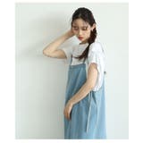 日常に寄り添う大人のナチュラルなデニムサロペットスカート レディース ファッション | Sawa a la mode | 詳細画像16