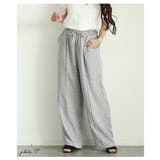 落ち感のある上品シルエットのミックスツイードピンタックパンツ レディース ファッ… | Sawa a la mode | 詳細画像3 