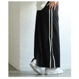 スポーティーなこなれ感を宿すサイドラインジャージナロースカート レディース ファ… | Sawa a la mode | 詳細画像19 