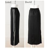 スポーティーなこなれ感を宿すサイドラインジャージナロースカート レディース ファ… | Sawa a la mode | 詳細画像22 