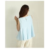 清涼感に包まれるプリーツレイヤードデザインのフレアタンクトップ レディース ファ… | Sawa a la mode | 詳細画像8 