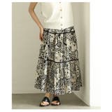 エキゾチックに華やぐフラワープリントティアードスカート レディース ファッション | Sawa a la mode | 詳細画像18 