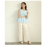 ラフに見せないきれい見えジャガードセミワイドパンツ レディース ファッション | Sawa a la mode | 詳細画像19 