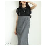 程よい抜け感と女性らしさを与えるナローサスペンダースカート レディース | Sawa a la mode | 詳細画像3 