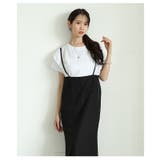 程よい抜け感と女性らしさを与えるナローサスペンダースカート レディース | Sawa a la mode | 詳細画像12 