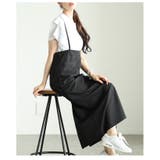 程よい抜け感と女性らしさを与えるナローサスペンダースカート レディース | Sawa a la mode | 詳細画像20 