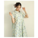 爽やかな風に舞う水彩画風花柄フレンチコットンシャツワンピース レディース ファッ… | Sawa a la mode | 詳細画像14 