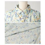 爽やかな風に舞う水彩画風花柄フレンチコットンシャツワンピース レディース ファッ… | Sawa a la mode | 詳細画像23 