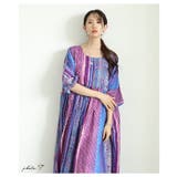 揺れるたび美しさ際立つエスニックな切り替えマキシワンピース レディース ファッシ… | Sawa a la mode | 詳細画像2 