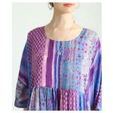 揺れるたび美しさ際立つエスニックな切り替えマキシワンピース レディース ファッシ… | Sawa a la mode | 詳細画像5 