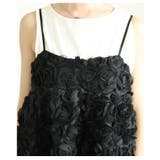 唯一無二の華やぎ纏う立体ローズフレアキャミソール レディース ファッション | Sawa a la mode | 詳細画像8 