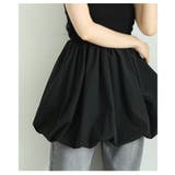 異素材コンビとシルエットで魅せる大人のバルーンキャミソール レディース ファッシ… | Sawa a la mode | 詳細画像9 