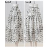 センスが高まる配色フリンジ切替フレアロングスカート レディース ファッション | Sawa a la mode | 詳細画像22 