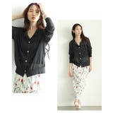 万能な着回し力と旬顔纏うシアーニットカーディガン レディース ファッション | Sawa a la mode | 詳細画像4 