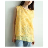 美しさ際立つボタニカル刺繍のレイヤード風シアートップス レディース ファッション | Sawa a la mode | 詳細画像20 