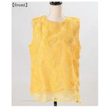 美しさ際立つボタニカル刺繍のレイヤード風シアートップス レディース ファッション | Sawa a la mode | 詳細画像21 