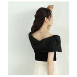ランクアップする品の良さを纏うオフショルダー風異素材ケープトップス レディース … | Sawa a la mode | 詳細画像17 