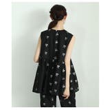 華やかさと品を兼ね備えたミニフラワー刺繍のペプラムトップス レディース ファッシ… | Sawa a la mode | 詳細画像8 