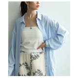 「日常にUV対策を＋」ストライプ柄オーバーシャツラッシュガード レディース | Sawa a la mode | 詳細画像17 