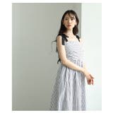 甘さを添えたマリンムード漂うストライプ柄リボンストラップワンピース レディース … | Sawa a la mode | 詳細画像2 