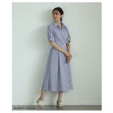 可憐にスタイルアップするストライプラップ調シャツワンピース レディース | Sawa a la mode | 詳細画像7 