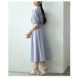 可憐にスタイルアップするストライプラップ調シャツワンピース レディース | Sawa a la mode | 詳細画像11 