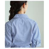 可憐にスタイルアップするストライプラップ調シャツワンピース レディース | Sawa a la mode | 詳細画像13 