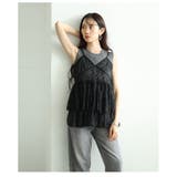 レイヤードでサマになるフラワーレースキャミソール＆リブニット2点セット レディー… | Sawa a la mode | 詳細画像20 