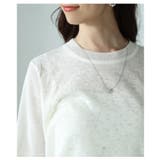 品のある煌めき放つスパンコールサマーニットトップス レディース ファッション | Sawa a la mode | 詳細画像6 