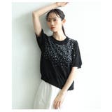 品のある煌めき放つスパンコールサマーニットトップス レディース ファッション | Sawa a la mode | 詳細画像9 