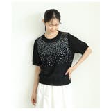 品のある煌めき放つスパンコールサマーニットトップス レディース ファッション | Sawa a la mode | 詳細画像13 