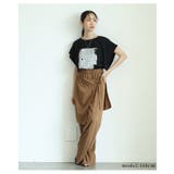 涼しげでお洒落見えするラップ風カフェパンツ レディース ファッション | Sawa a la mode | 詳細画像4 